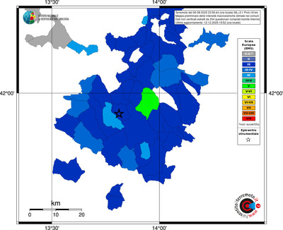 Mappa EMS - territori comuni