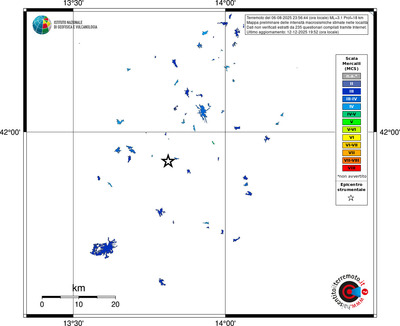 Mappa MCS - territori località