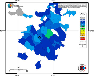 Mappa MCS - territori comuni