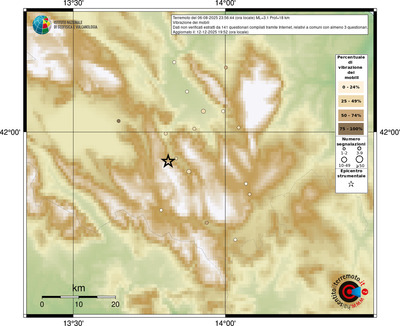 Mappa comuni con almeno 3 questionari