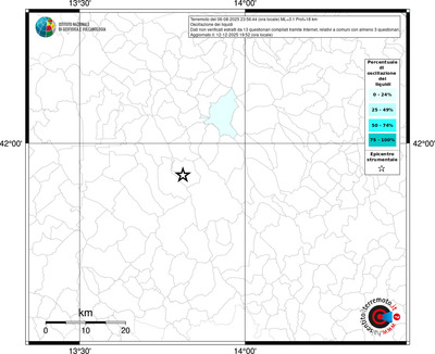 Mappa territorio comunale con almeno 3 questionari
