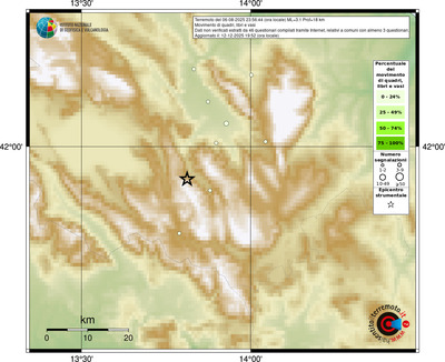 Mappa comuni con almeno 3 questionari