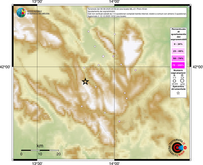 Mappa comuni con almeno 3 questionari