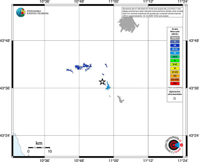 Mappa MCS - territori località