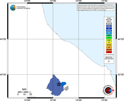 Mappa MCS - territori comuni