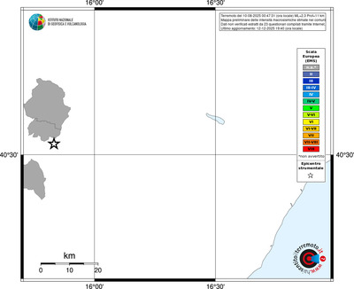 Mappa EMS - territori comuni
