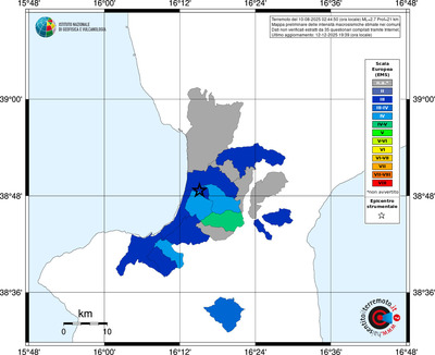 Mappa EMS - territori comuni