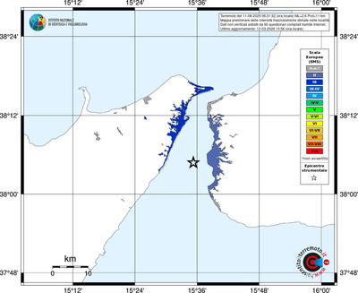 Mappa EMS - territori località