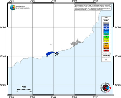 Mappa EMS - territori località