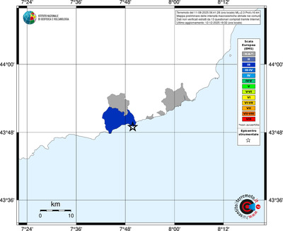 Mappa EMS - territori comuni