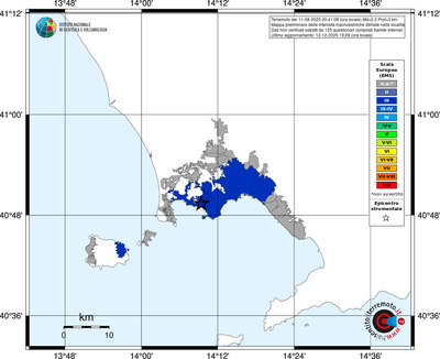 Mappa EMS - territori località