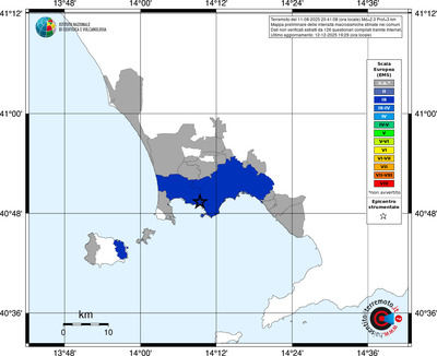 Mappa EMS - territori comuni