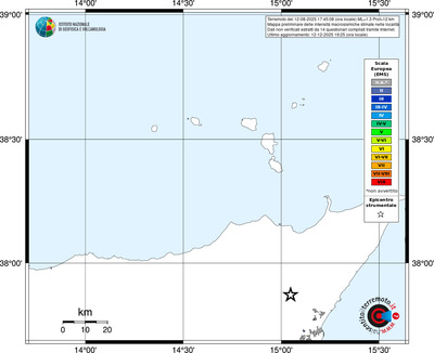 Mappa EMS - territori località