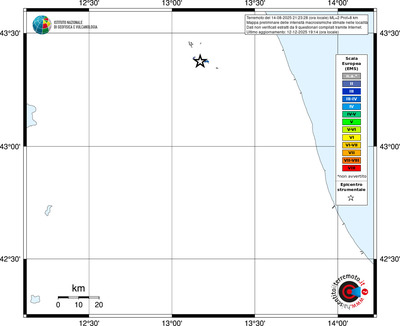 Mappa EMS - territori località