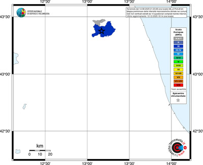 Mappa EMS - territori comuni