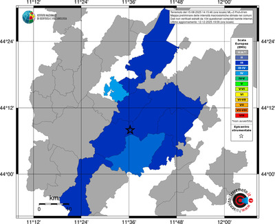 Mappa EMS - territori comuni