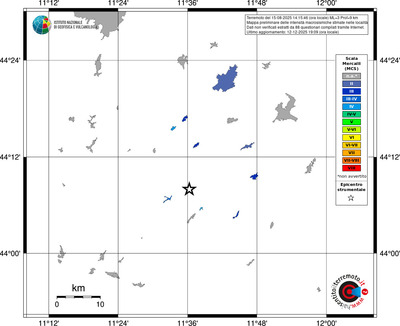 Mappa MCS - territori località