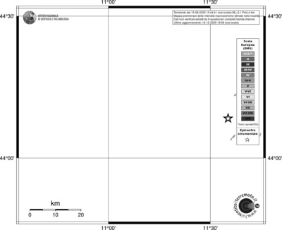 Mappa EMS - territori località