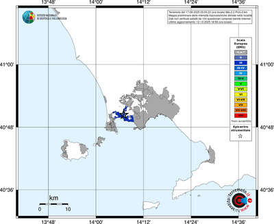 Mappa EMS - territori località