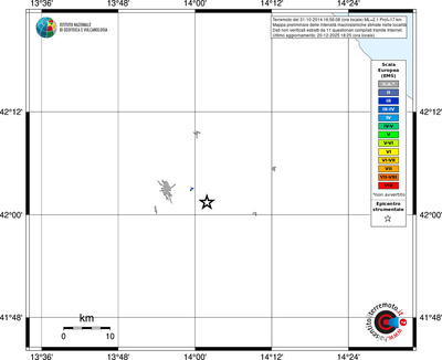 Mappa EMS - territori località