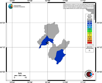 Mappa MCS - territori comuni