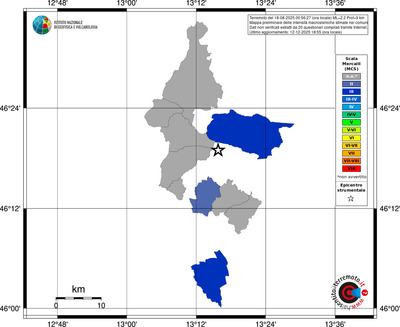 Mappa MCS - territori comuni