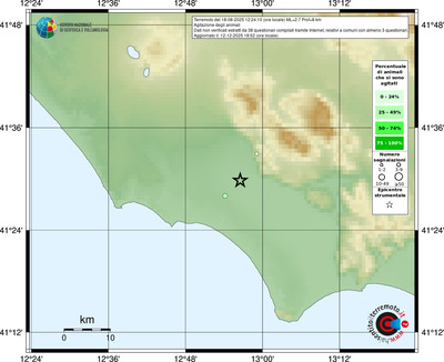 Mappa comuni con almeno 3 questionari
