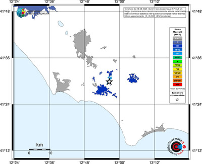 Mappa MCS - territori località