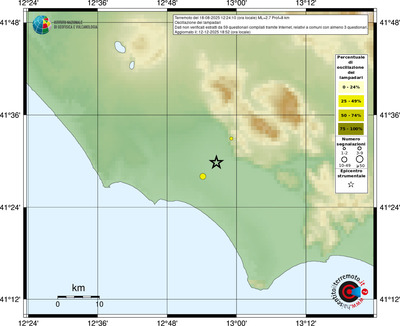 Mappa comuni con almeno 3 questionari