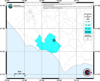 Mappa territorio comunale con almeno 3 questionari