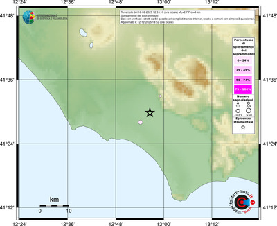 Mappa comuni con almeno 3 questionari
