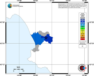 Mappa EMS - territori comuni