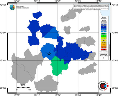 Mappa EMS - territori comuni