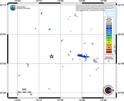 Mappa MCS - territori località