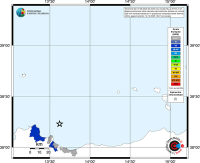 Mappa EMS - territori comuni