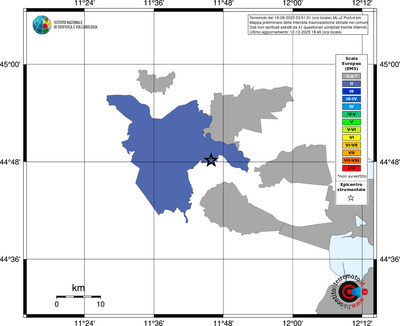 Mappa EMS - territori comuni