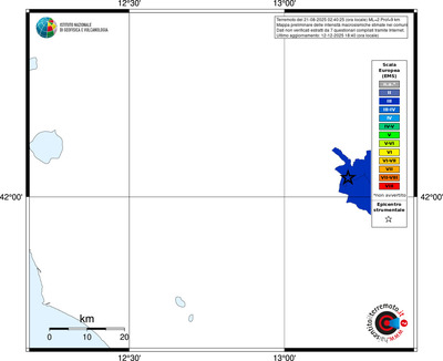 Mappa EMS - territori comuni
