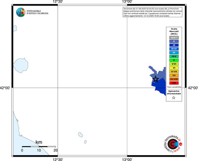 Mappa MCS - territori comuni