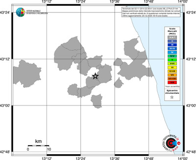 Mappa MCS - territori comuni