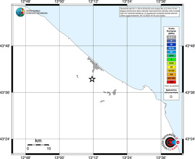 Mappa EMS - territori località