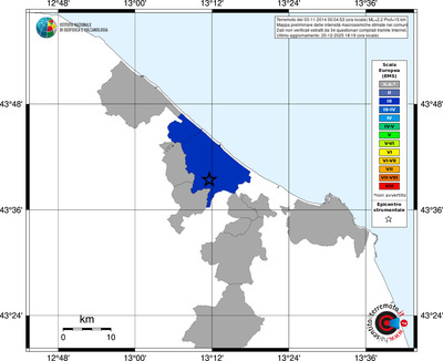 Mappa EMS - territori comuni