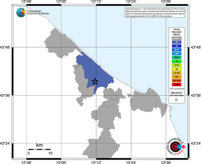 Mappa MCS - territori comuni