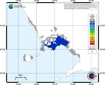 Mappa EMS - territori località