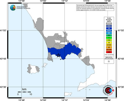 Mappa EMS - territori comuni