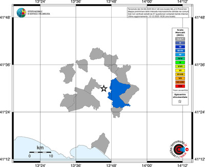 Mappa MCS - territori comuni