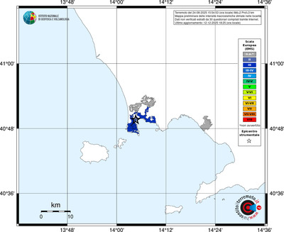 Mappa EMS - territori località