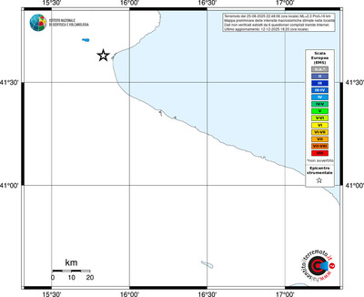 Mappa EMS - territori località