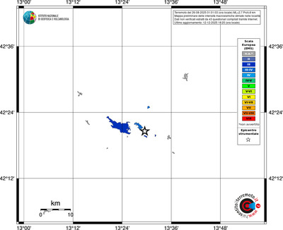 Mappa EMS - territori località