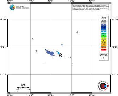 Mappa MCS - territori località