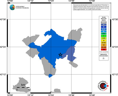 Mappa MCS - territori comuni